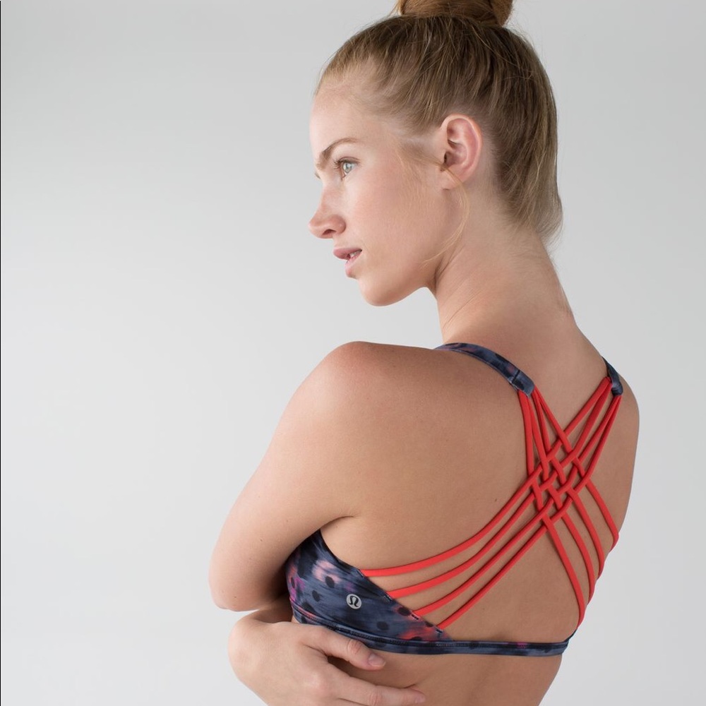 Lululemon Free To Be Wild Bra Size 6 Alarming Dot